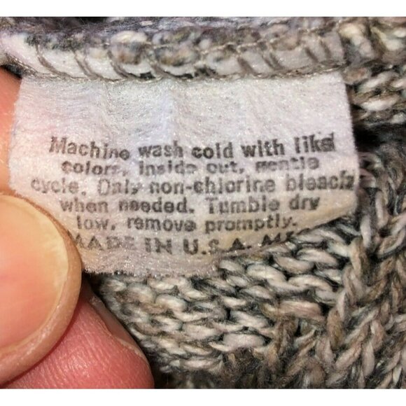 VTG Loafers Reed St James Mens Medium Beige Pullover Sweater Size M Made in USA - Picture 9 of 9